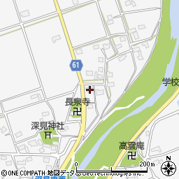 静岡県袋井市深見1737周辺の地図