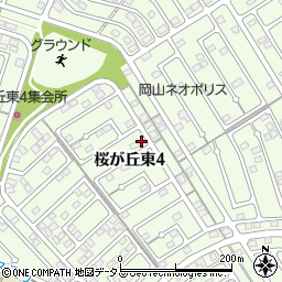岡山県赤磐市桜が丘東4丁目4-273周辺の地図