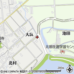 愛知県豊橋市下地町大圦62周辺の地図