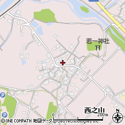兵庫県加古川市神野町西之山378周辺の地図
