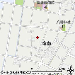 静岡県浜松市浜名区竜南周辺の地図