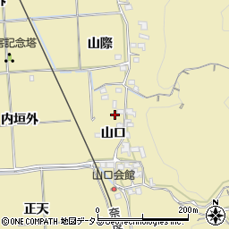 京都府木津川市山城町綺田山口40周辺の地図
