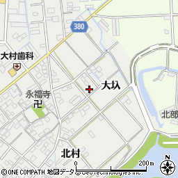 愛知県豊橋市下地町大圦33周辺の地図