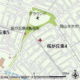 岡山県赤磐市桜が丘東4丁目4-283周辺の地図