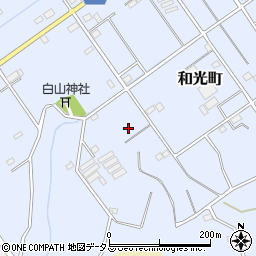 静岡県浜松市中央区和光町周辺の地図