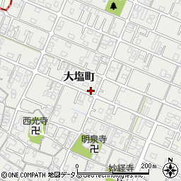 兵庫県姫路市大塩町80周辺の地図