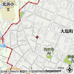 兵庫県姫路市大塩町99周辺の地図