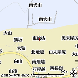 愛知県西尾市吉良町宮崎東蛇抜周辺の地図