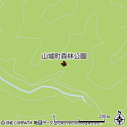 山城町森林公園周辺の地図