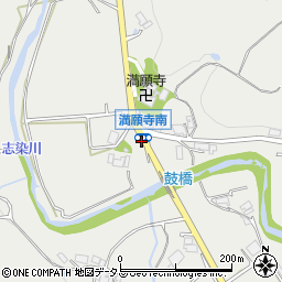 満願寺南周辺の地図