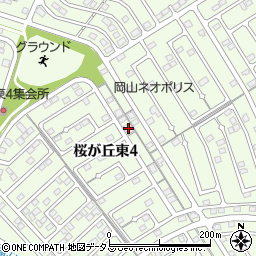 岡山県赤磐市桜が丘東4丁目4-575周辺の地図