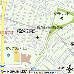 岡山県赤磐市桜が丘東5丁目5-51周辺の地図