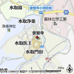 京田辺市立幼稚園普賢寺幼稚園周辺の地図