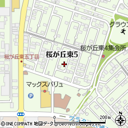 岡山県赤磐市桜が丘東5丁目5-110周辺の地図