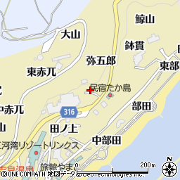 愛知県西尾市吉良町宮崎東甚作周辺の地図