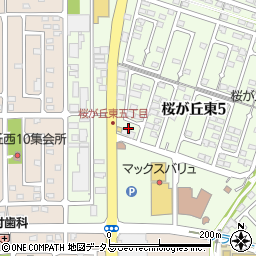 岡山県赤磐市桜が丘東5丁目5-200周辺の地図