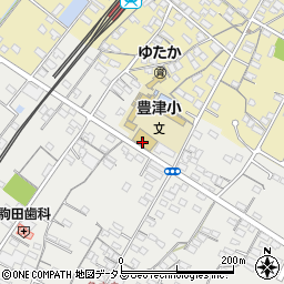 豊津公民館周辺の地図