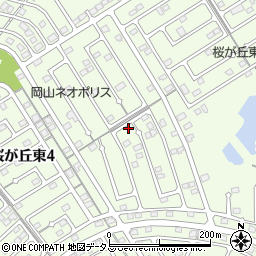 岡山県赤磐市桜が丘東4丁目4-385周辺の地図