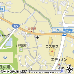 広島県三次市東酒屋町527周辺の地図