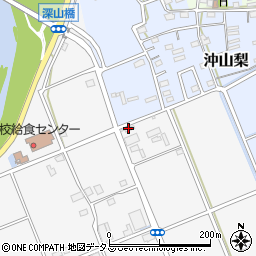 静岡県袋井市深見85周辺の地図