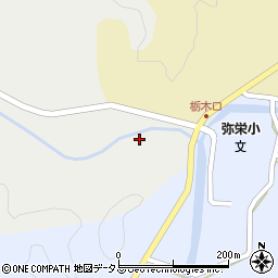 島根県浜田市弥栄町栃木304周辺の地図