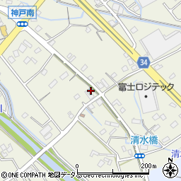 静岡県榛原郡吉田町神戸2386周辺の地図