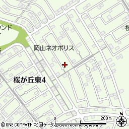 岡山県赤磐市桜が丘東4丁目4-483周辺の地図