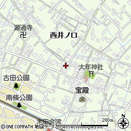 兵庫県加古川市東神吉町西井ノ口717周辺の地図