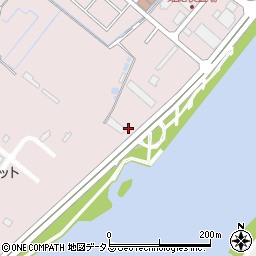 兵庫県姫路市飾磨区中島3203周辺の地図