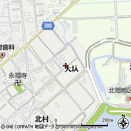 愛知県豊橋市下地町大圦44周辺の地図