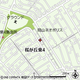 岡山県赤磐市桜が丘東4丁目4-613周辺の地図