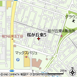 岡山県赤磐市桜が丘東5丁目5-108周辺の地図