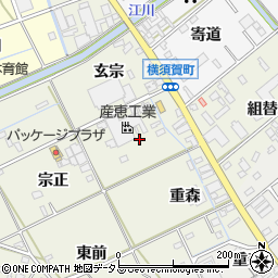 愛知県豊橋市横須賀町野田周辺の地図