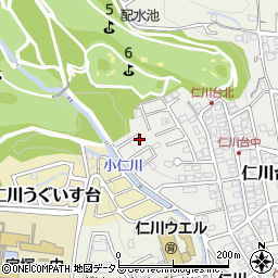 兵庫県宝塚市仁川台639-4周辺の地図