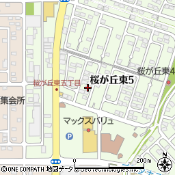 岡山県赤磐市桜が丘東5丁目5-179周辺の地図