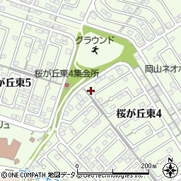 岡山県赤磐市桜が丘東4丁目4-291周辺の地図