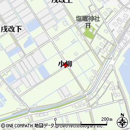 愛知県西尾市一色町千間小柳周辺の地図