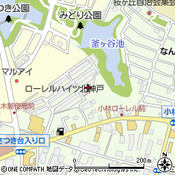 ローレルハイツ北神戸３号棟周辺の地図