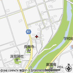 静岡県袋井市深見1710周辺の地図