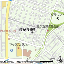 岡山県赤磐市桜が丘東5丁目5-81周辺の地図