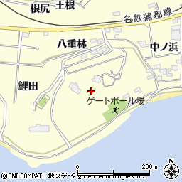 愛知県西尾市東幡豆町浜ノ山周辺の地図
