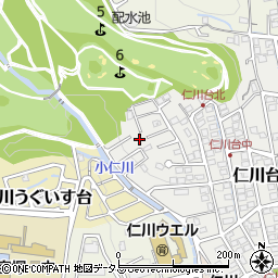 兵庫県宝塚市仁川台656周辺の地図