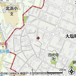兵庫県姫路市大塩町98周辺の地図