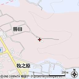 静岡県牧之原市勝田2309-12周辺の地図
