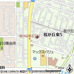 岡山県赤磐市桜が丘東5丁目5-185周辺の地図