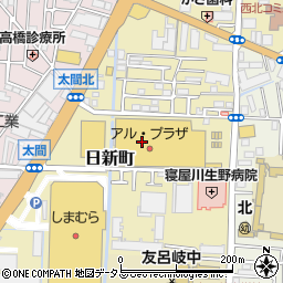 花満円 香里園店周辺の地図
