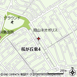 岡山県赤磐市桜が丘東4丁目4-614周辺の地図