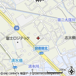 静岡県榛原郡吉田町神戸397周辺の地図