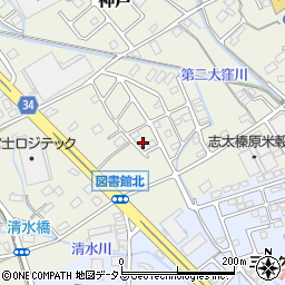 静岡県榛原郡吉田町神戸346-11周辺の地図