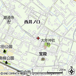 兵庫県加古川市東神吉町西井ノ口719周辺の地図